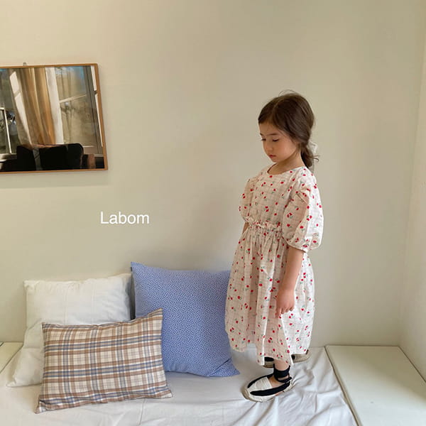 LABOM - Korean Children Fashion - #Kfashion4kids - Rumi Shirring One-piece - 5