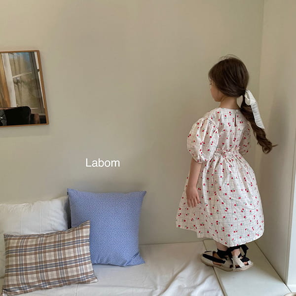 LABOM - Korean Children Fashion - #Kfashion4kids - Rumi Shirring One-piece - 6