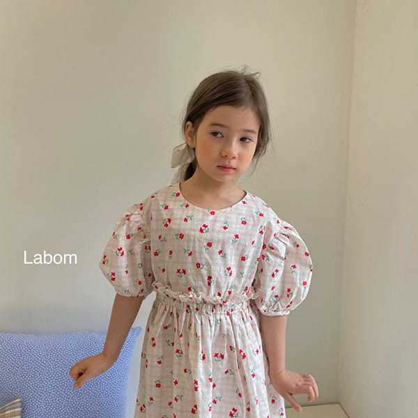 LABOM - Korean Children Fashion - #Kfashion4kids - Rumi Shirring One-piece - 7