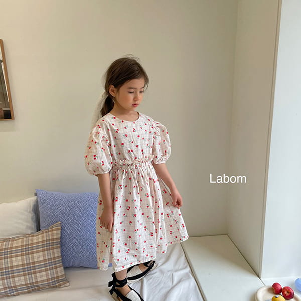 LABOM - Korean Children Fashion - #Kfashion4kids - Rumi Shirring One-piece - 8
