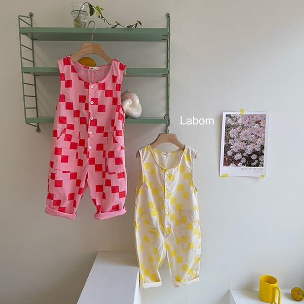 LABOM - Korean Children Fashion - #Kfashion4kids - Cube Jumpsuit - 2
