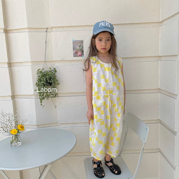LABOM - Korean Children Fashion - #Kfashion4kids - Cube Jumpsuit - 3