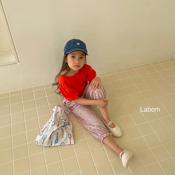 LABOM - Korean Children Fashion - #Kfashion4kids - Coco Flower Pants - 6