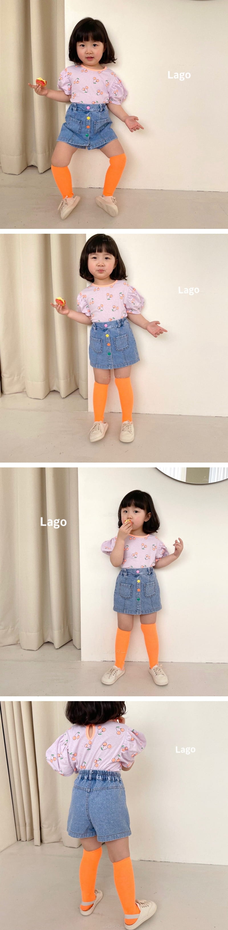LAGO - Korean Children Fashion - #Kfashion4kids - Candy Culottes
