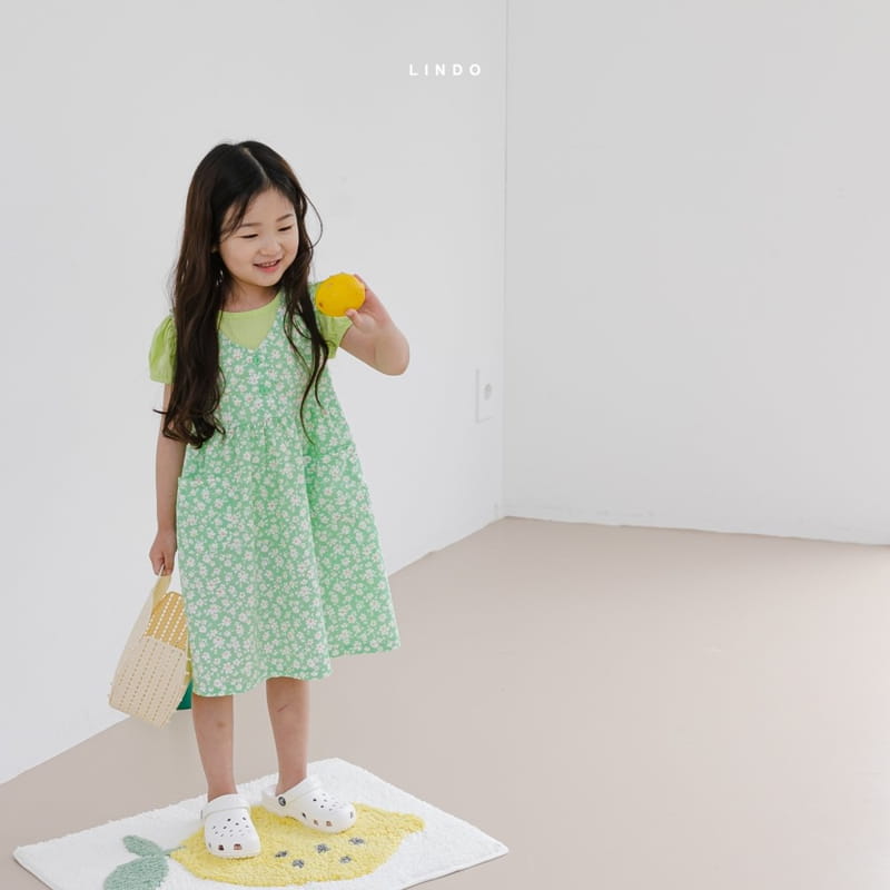 LINDO - Korean Children Fashion - #Kfashion4kids - Flower One-piece - 5