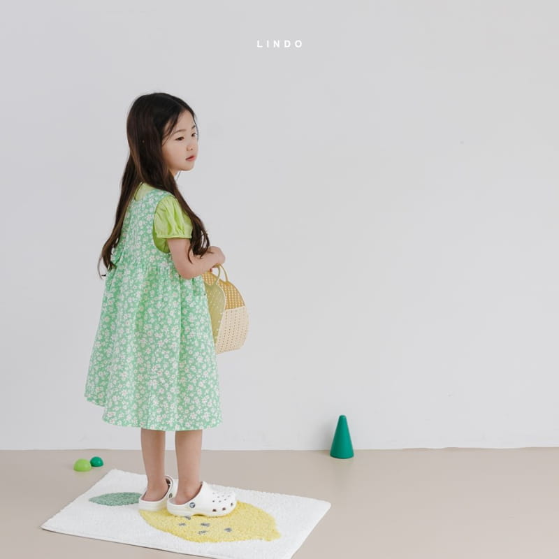 LINDO - Korean Children Fashion - #Kfashion4kids - Flower One-piece - 6