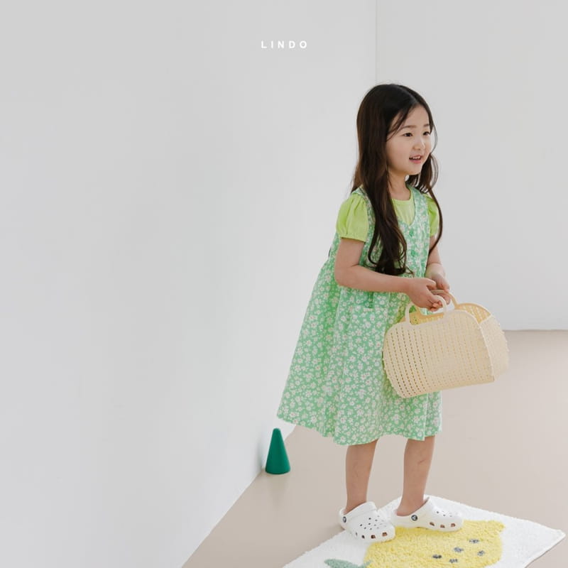 LINDO - Korean Children Fashion - #Kfashion4kids - Flower One-piece - 7