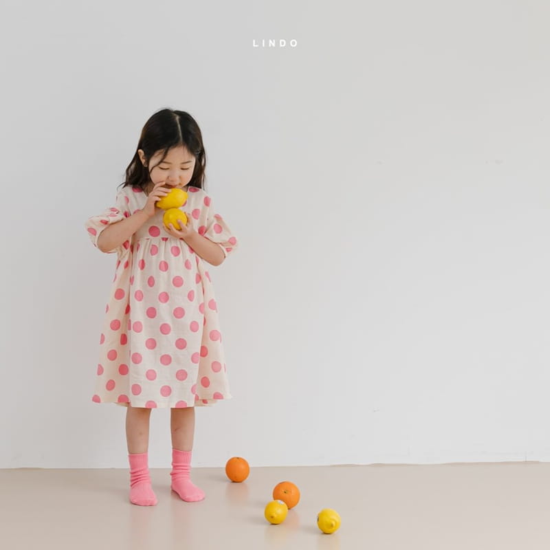 LINDO - Korean Children Fashion - #Kfashion4kids - Circle One-piece - 2