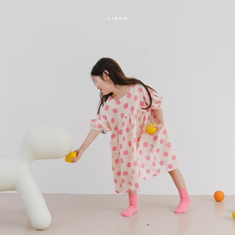 LINDO - Korean Children Fashion - #Kfashion4kids - Circle One-piece - 3