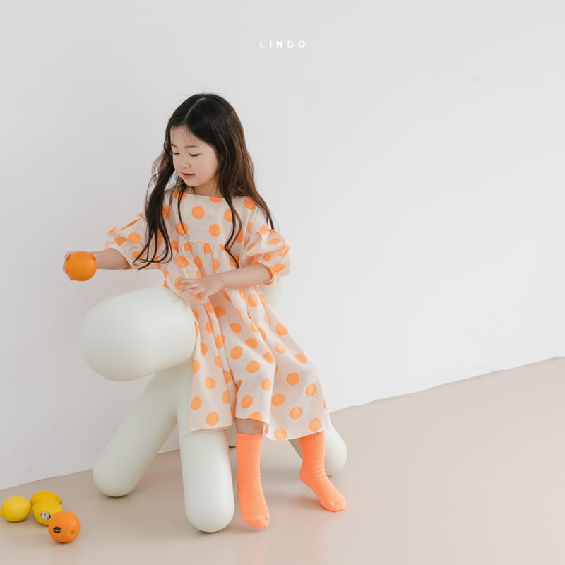 LINDO - Korean Children Fashion - #Kfashion4kids - Circle One-piece - 9