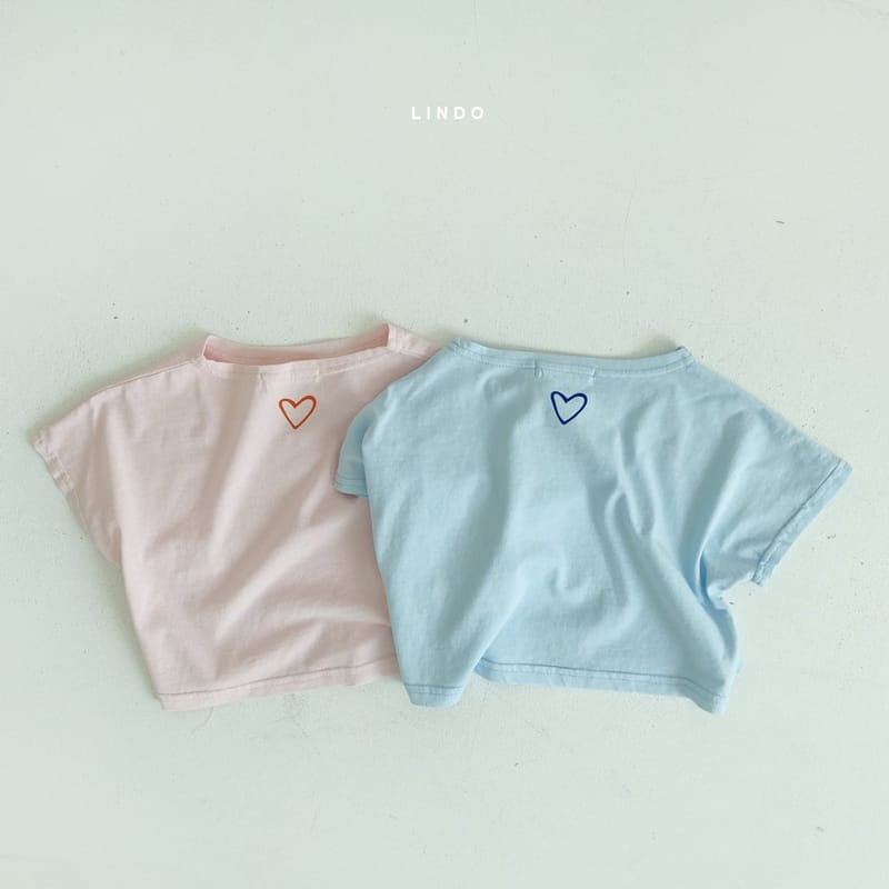 LINDO - Korean Children Fashion - #Kfashion4kids - Heart Tee - 12
