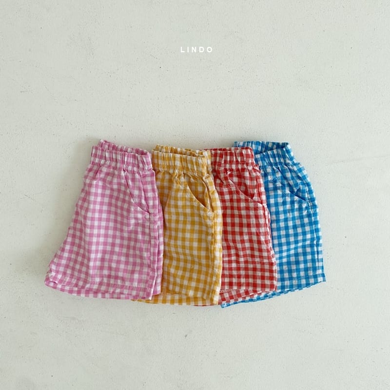 LINDO - Korean Children Fashion - #Kfashion4kids - Check Check Shorts