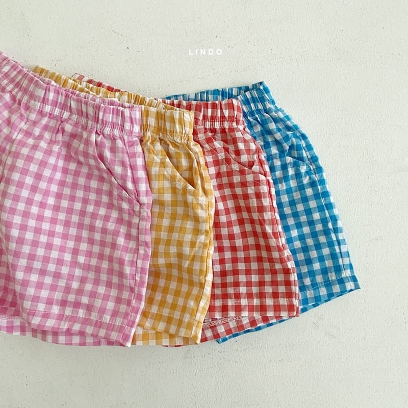 LINDO - Korean Children Fashion - #Kfashion4kids - Check Check Shorts - 11