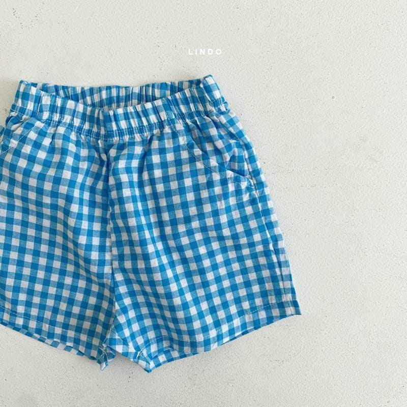 LINDO - Korean Children Fashion - #Kfashion4kids - Check Check Shorts - 4