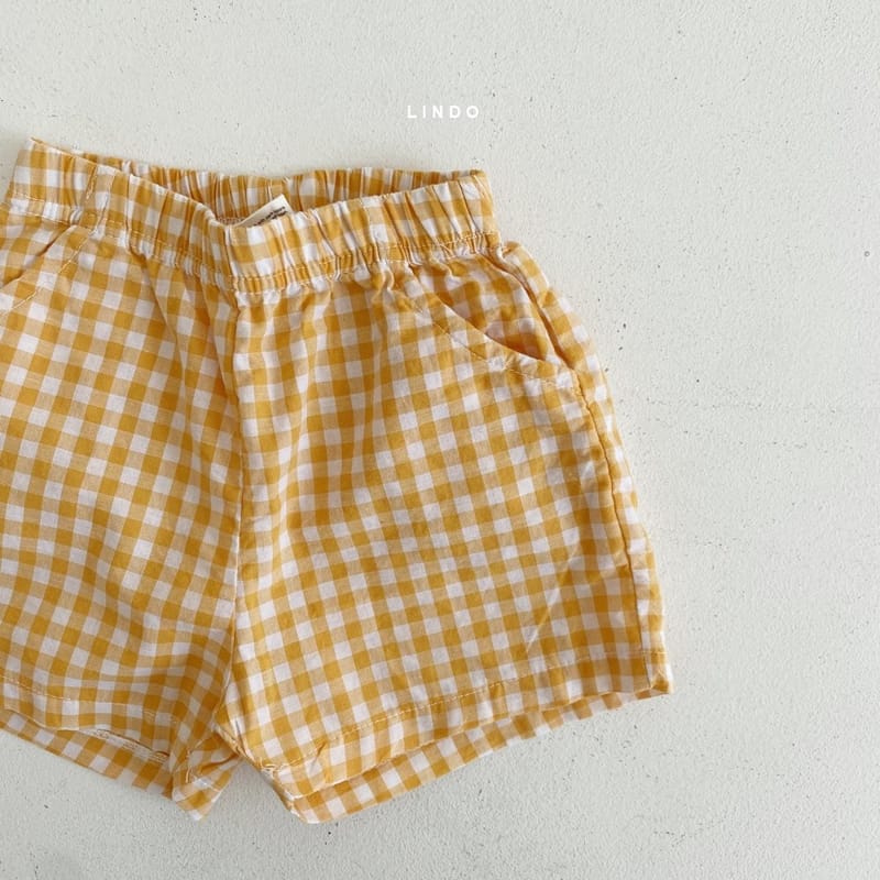 LINDO - Korean Children Fashion - #Kfashion4kids - Check Check Shorts - 8