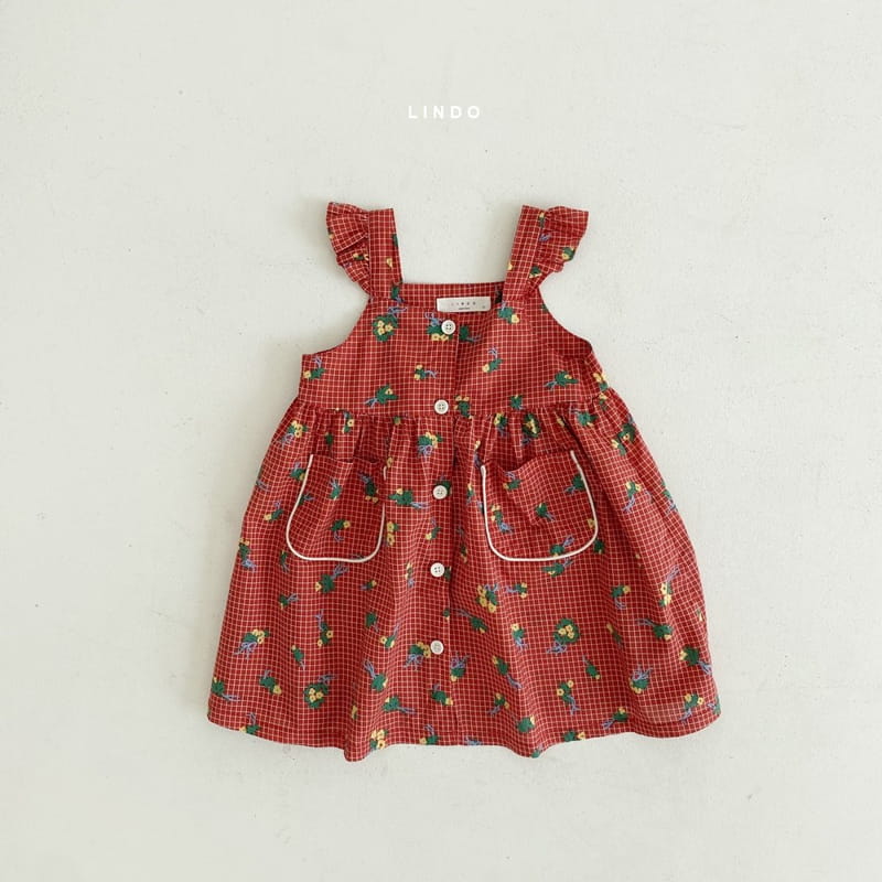 LINDO - Korean Children Fashion - #Kfashion4kids - 5 Buttons One-piece - 5