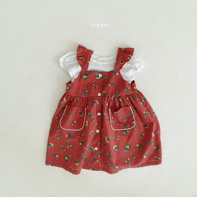 LINDO - Korean Children Fashion - #Kfashion4kids - 5 Buttons One-piece - 7