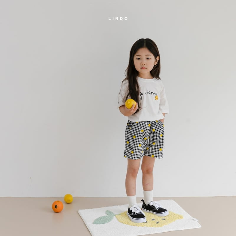 LINDO - Korean Children Fashion - #Kfashion4kids - Smile Top Bottom Set - 8