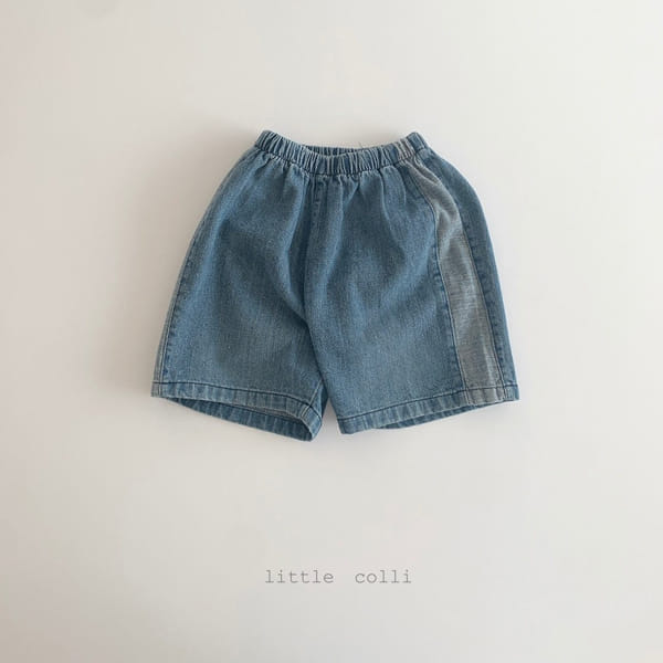 LITTLE COLLI - Korean Children Fashion - #Kfashion4kids - Line Denim Shorts - 3