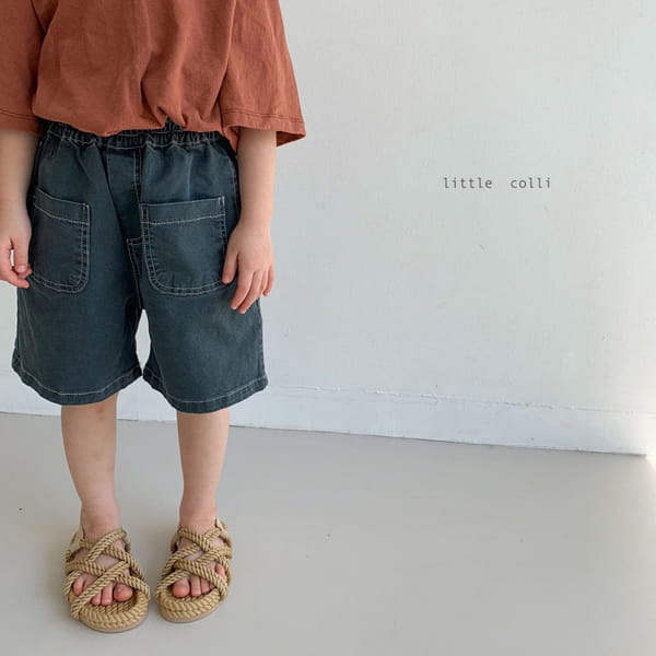 LITTLE COLLI - Korean Children Fashion - #Kfashion4kids - Span Pocket Shorts