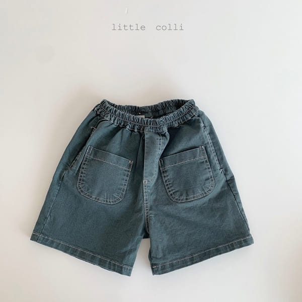 LITTLE COLLI - Korean Children Fashion - #Kfashion4kids - Span Pocket Shorts - 9
