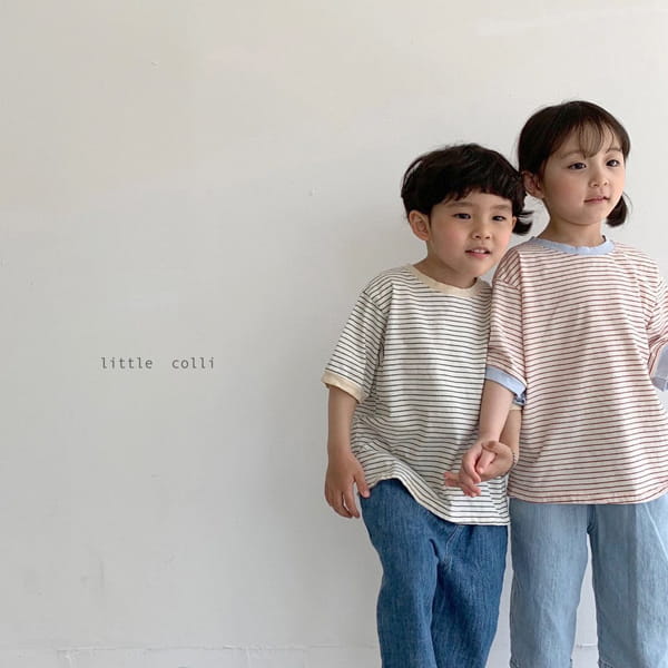 LITTLE COLLI - Korean Children Fashion - #Kfashion4kids - Color Stipes Tee - 5