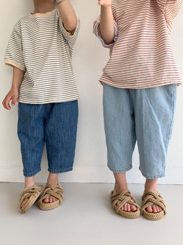 LITTLE COLLI - Korean Children Fashion - #Kfashion4kids - Color Stipes Tee - 7