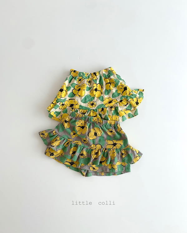 LITTLE COLLI - Korean Children Fashion - #Kfashion4kids - Flower Skirt Shorts - 10