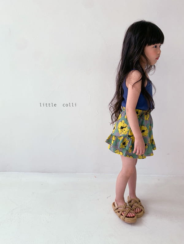 LITTLE COLLI - Korean Children Fashion - #Kfashion4kids - Flower Skirt Shorts - 3