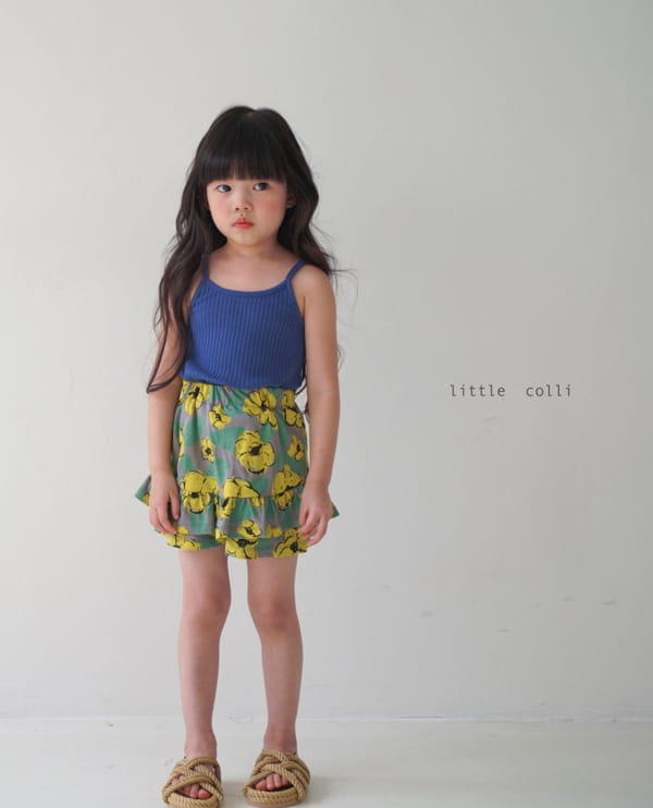 LITTLE COLLI - Korean Children Fashion - #Kfashion4kids - Flower Skirt Shorts - 4