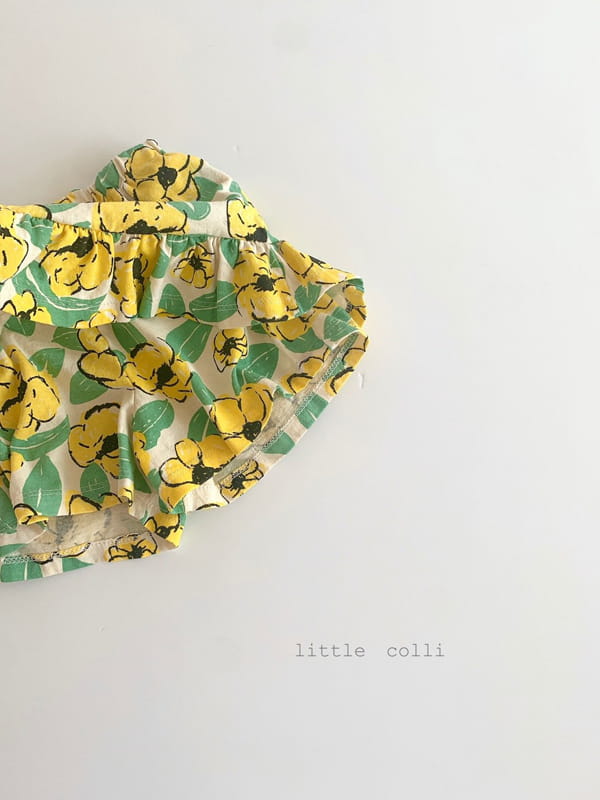 LITTLE COLLI - Korean Children Fashion - #Kfashion4kids - Flower Skirt Shorts - 7