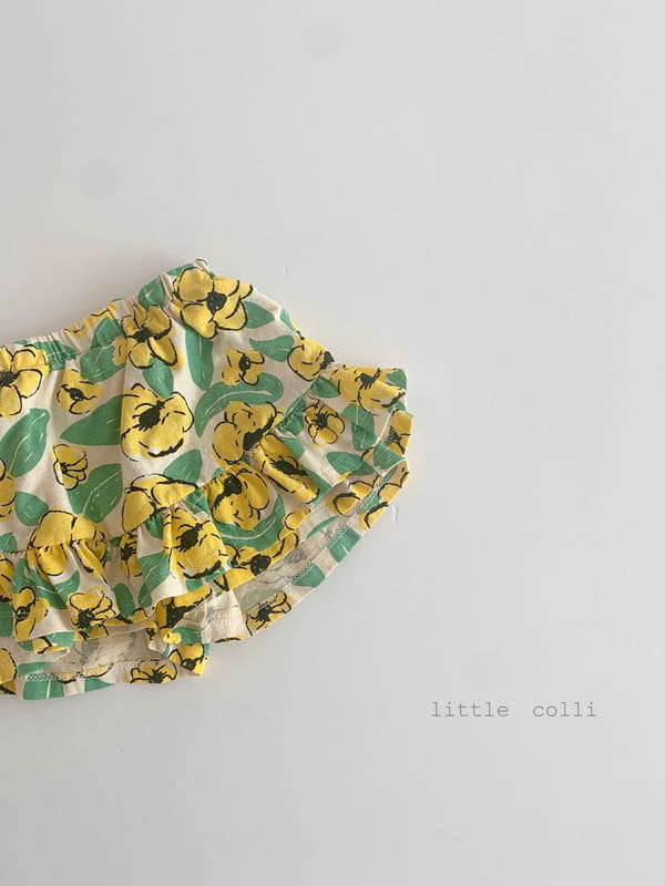 LITTLE COLLI - Korean Children Fashion - #Kfashion4kids - Flower Skirt Shorts - 8