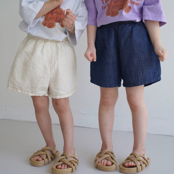 LITTLE COLLI - Korean Children Fashion - #Kfashion4kids - Linen Shorts