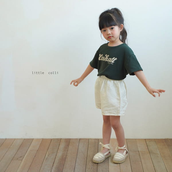 LITTLE COLLI - Korean Children Fashion - #Kfashion4kids - Linen Shorts - 6