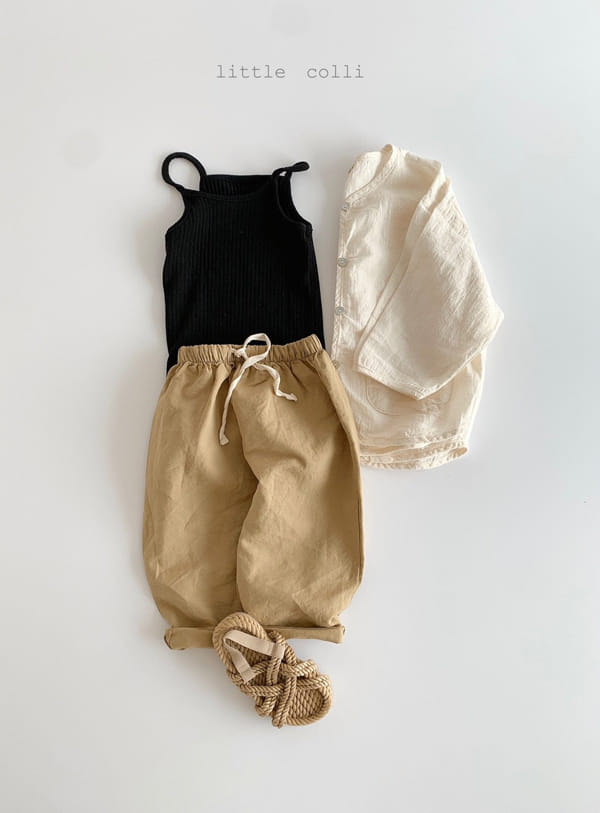 LITTLE COLLI - Korean Children Fashion - #Kfashion4kids - Olive Pants - 10