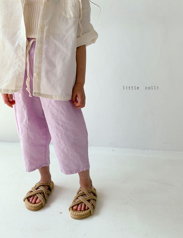 LITTLE COLLI - Korean Children Fashion - #Kfashion4kids - Olive Pants - 9