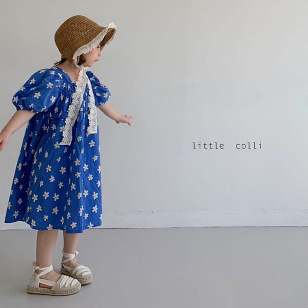 LITTLE COLLI - Korean Children Fashion - #Kfashion4kids - Lilly Flower One-piece - 2