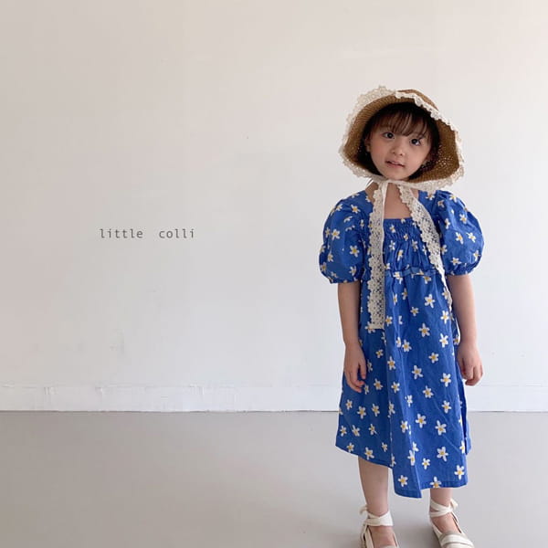 LITTLE COLLI - Korean Children Fashion - #Kfashion4kids - Lilly Flower One-piece - 5
