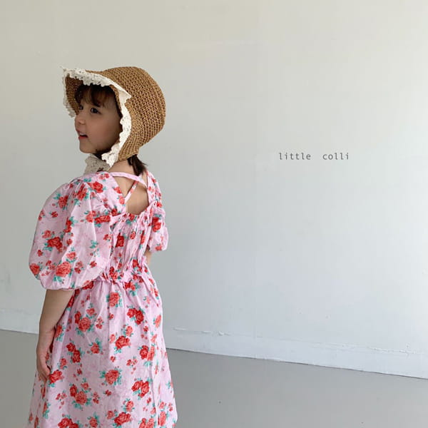 LITTLE COLLI - Korean Children Fashion - #Kfashion4kids - Lilly Flower One-piece - 8