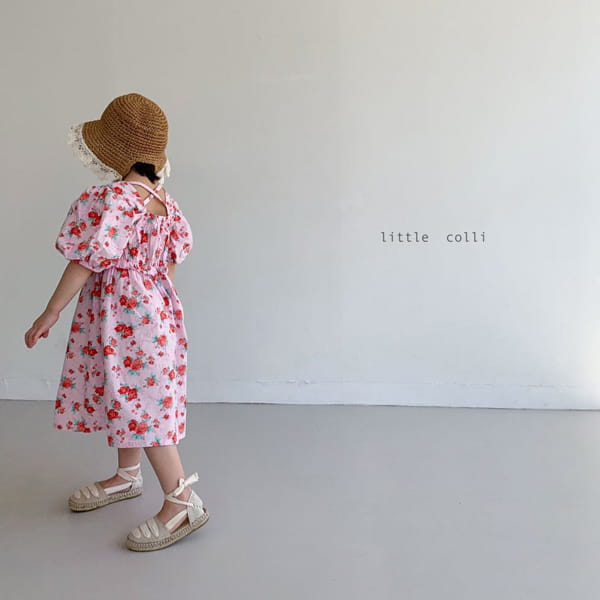 LITTLE COLLI - Korean Children Fashion - #Kfashion4kids - Lilly Flower One-piece - 9