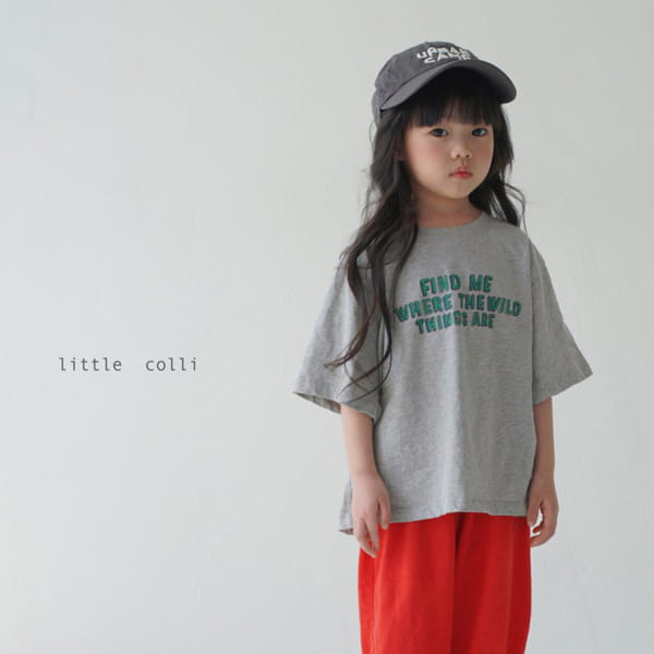 LITTLE COLLI - Korean Children Fashion - #Kfashion4kids - Alphabet Tee