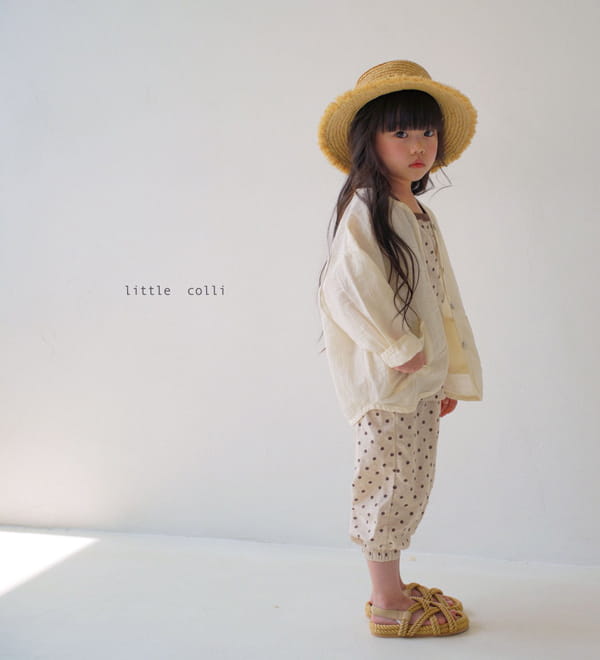 LITTLE COLLI - Korean Children Fashion - #Kfashion4kids - Comfortable Top Bottom Set - 4