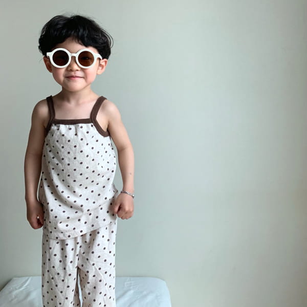 LITTLE COLLI - Korean Children Fashion - #Kfashion4kids - Comfortable Top Bottom Set - 9