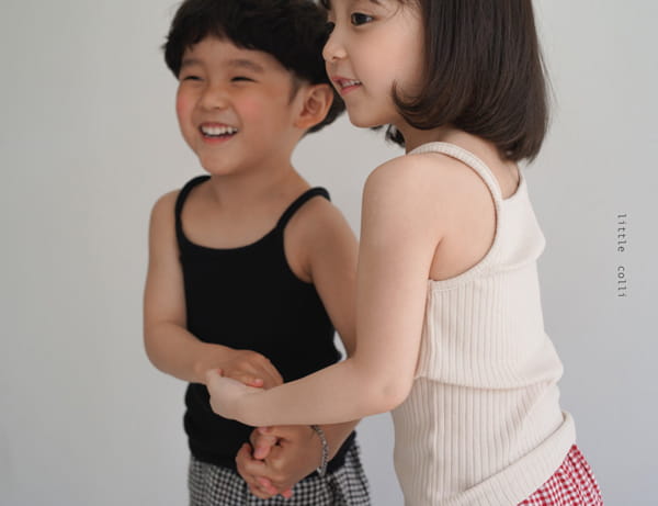 LITTLE COLLI - Korean Children Fashion - #Kfashion4kids - Span Rip Sleeveless - 10