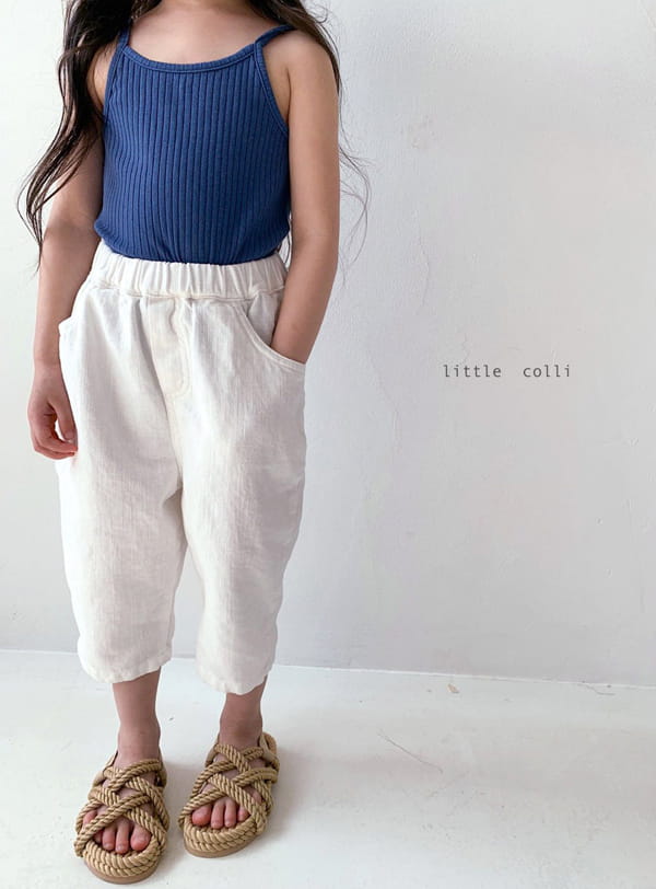 LITTLE COLLI - Korean Children Fashion - #Kfashion4kids - Span Rip Sleeveless - 3