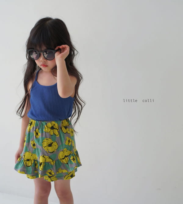 LITTLE COLLI - Korean Children Fashion - #Kfashion4kids - Span Rip Sleeveless - 4