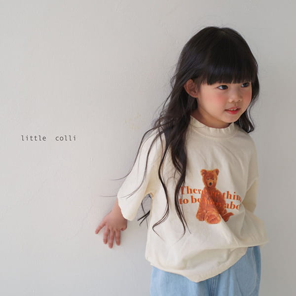 LITTLE COLLI - Korean Children Fashion - #Kfashion4kids - Teddy Bear Tee