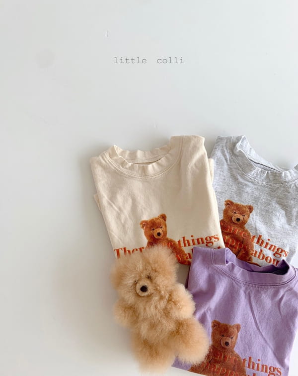 LITTLE COLLI - Korean Children Fashion - #Kfashion4kids - Teddy Bear Tee - 11