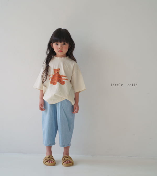 LITTLE COLLI - Korean Children Fashion - #Kfashion4kids - Teddy Bear Tee - 4