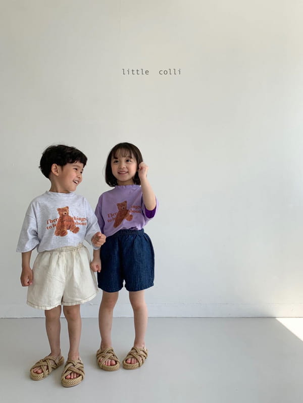LITTLE COLLI - Korean Children Fashion - #Kfashion4kids - Teddy Bear Tee - 9